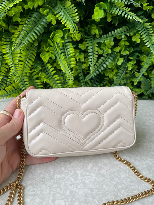 Gucci GG Mini Marmont Off White
