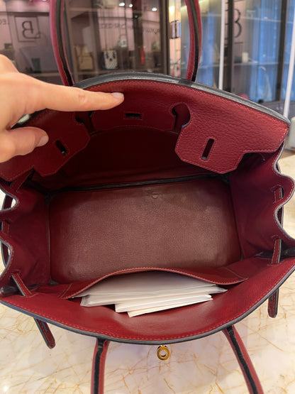Hermes Birkin 30 Togo Rouge