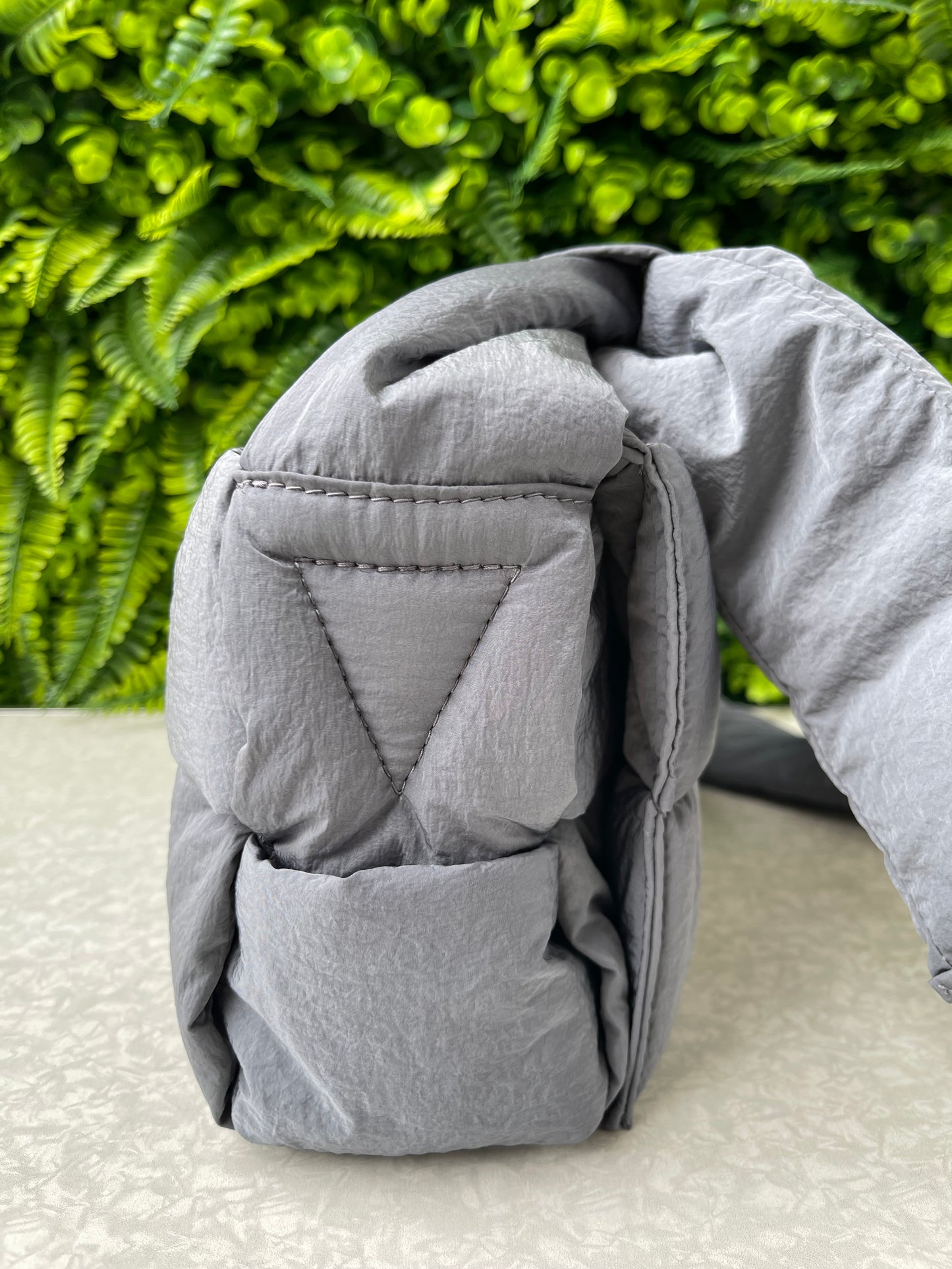 Bottega Veneta Padded Tech Cassette Cinza