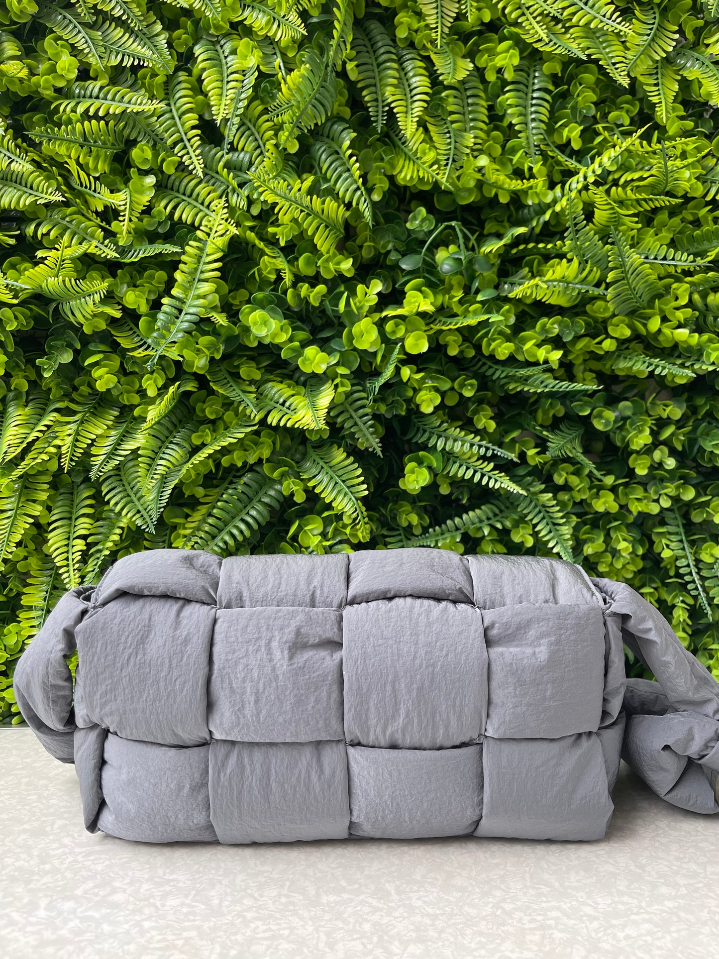 Bottega Veneta Padded Tech Cassette Cinza