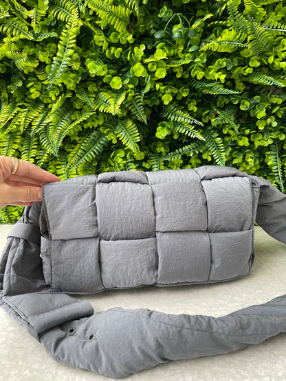 Bottega Veneta Padded Tech Cassette Cinza