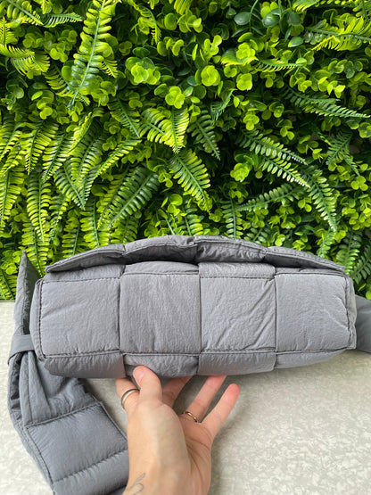 Bottega Veneta Padded Tech Cassette Cinza