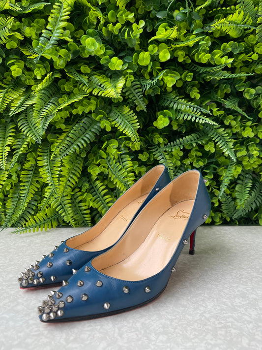 Sapato Scarpin Louboutin Azul