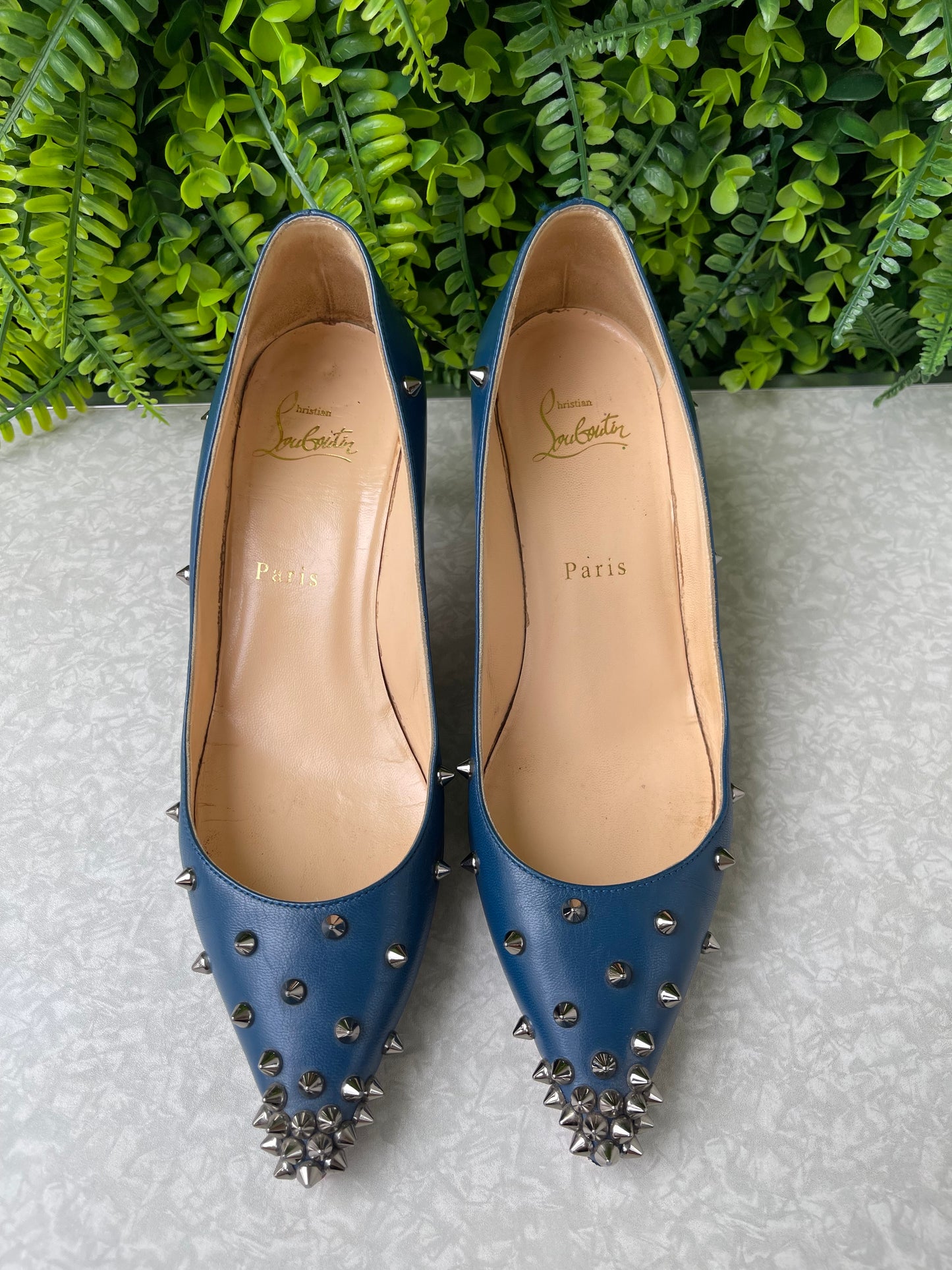 Sapato Scarpin Louboutin Azul