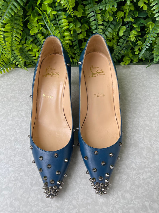 Sapato Scarpin Louboutin Azul