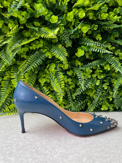 Sapato Scarpin Louboutin Azul