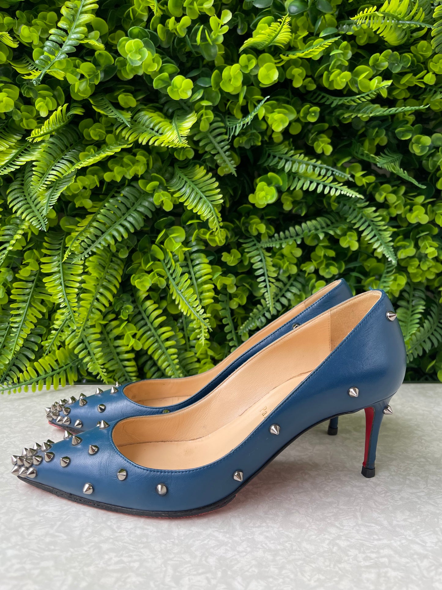 Sapato Scarpin Louboutin Azul