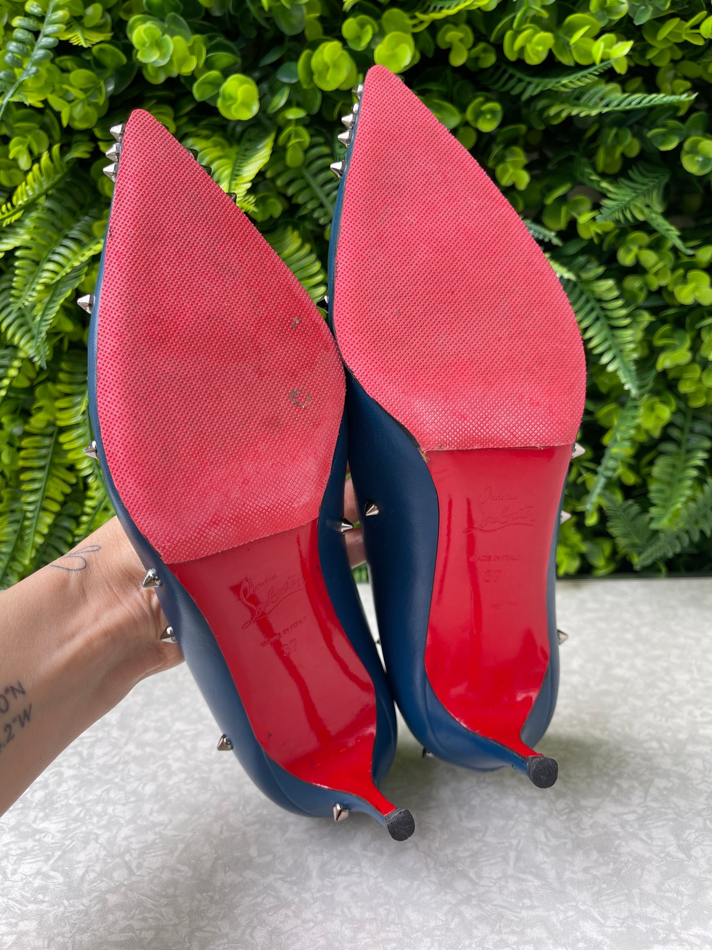 Sapato Scarpin Louboutin Azul
