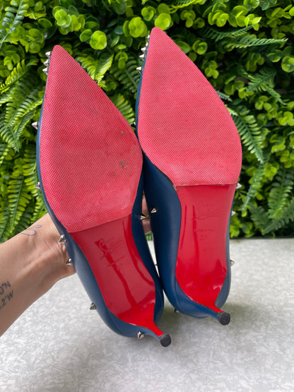 Sapato Scarpin Louboutin Azul