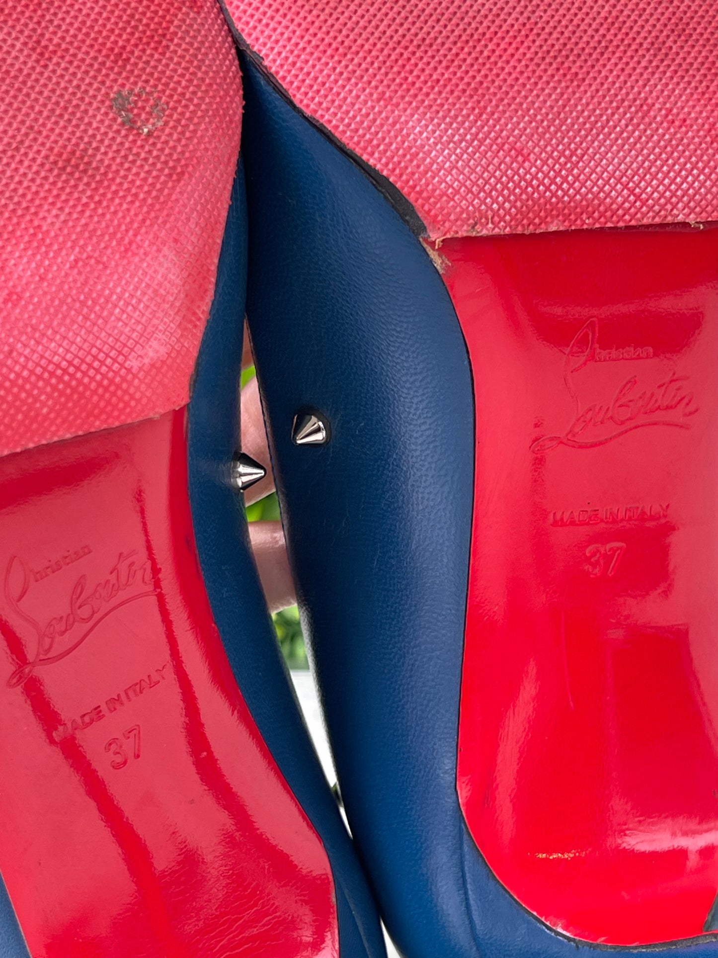 Sapato Scarpin Louboutin Azul