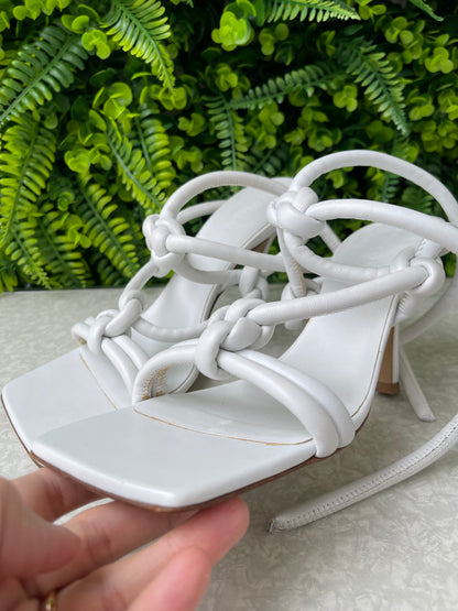 Sandália Bottega Veneta Knot Branca