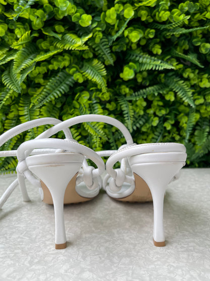 Sandália Bottega Veneta Knot Branca