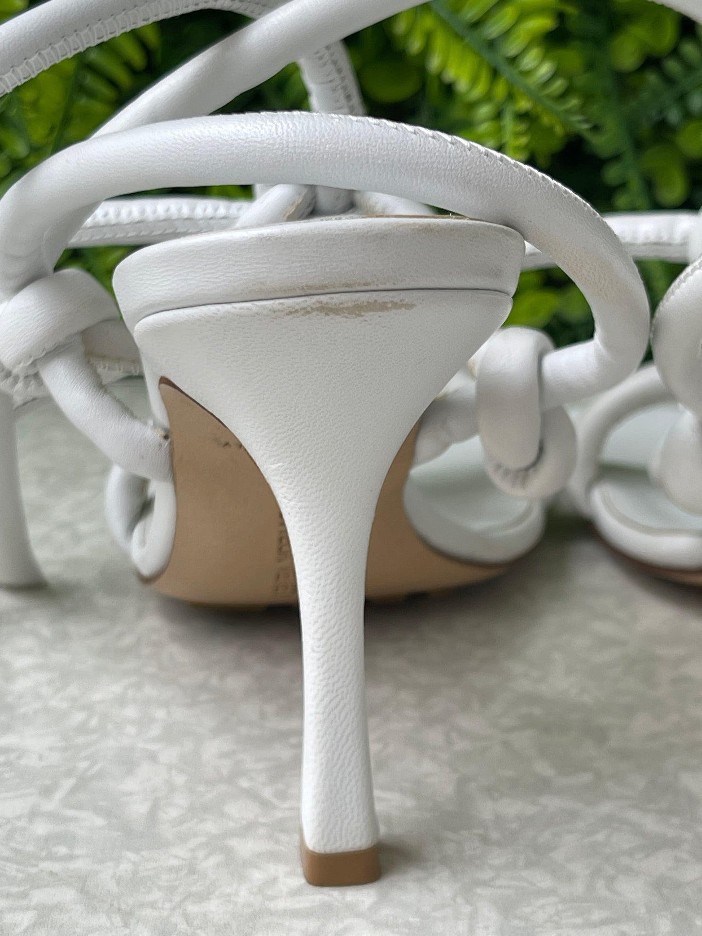 Sandália Bottega Veneta Knot Branca
