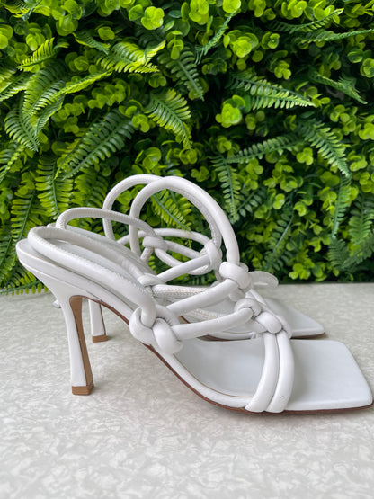 Sandália Bottega Veneta Knot Branca