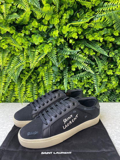 Tênis Saint Laurent Court Preto