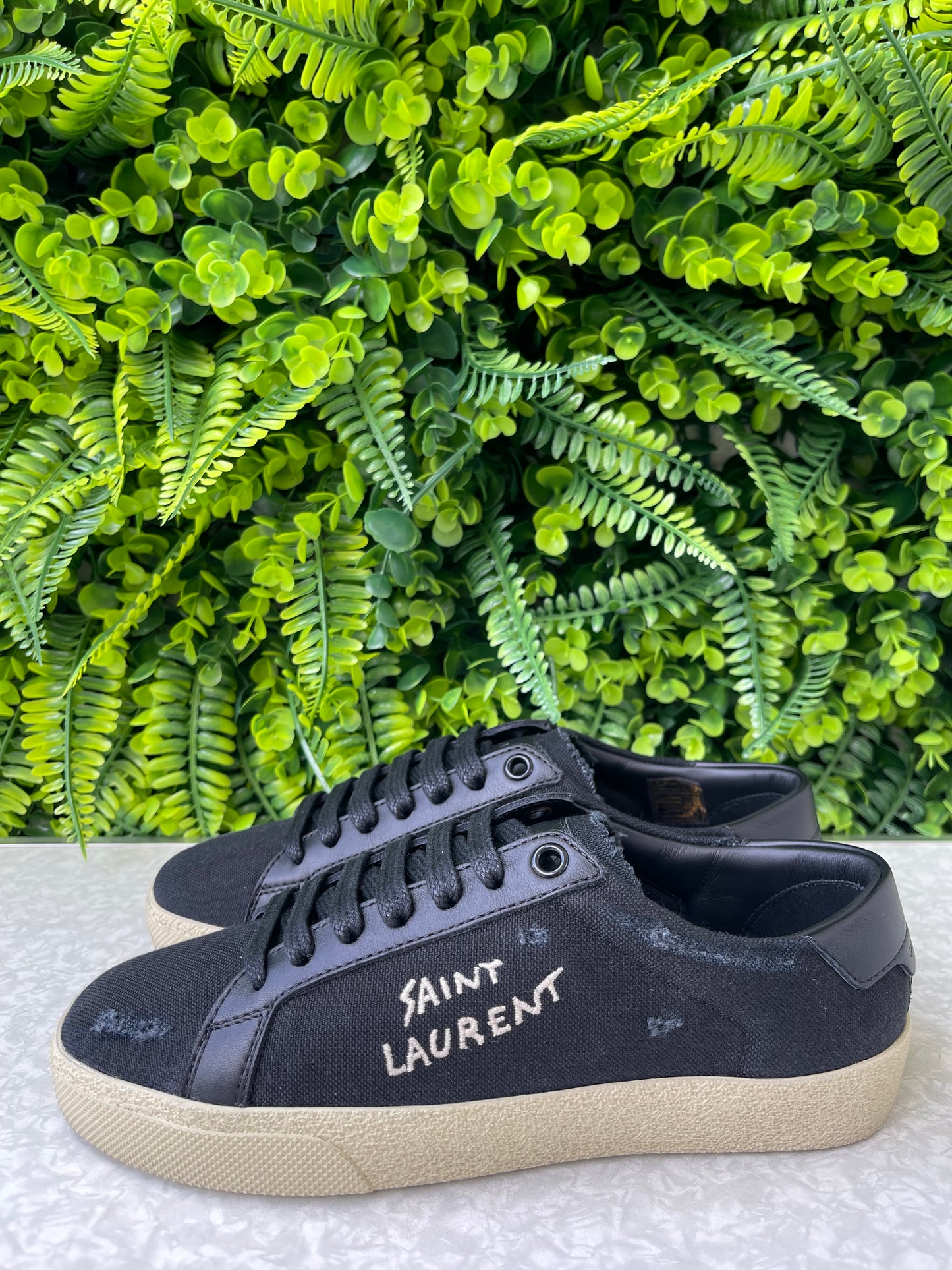 Tênis Saint Laurent Court Preto