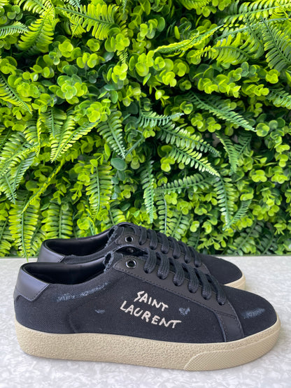 Tênis Saint Laurent Court Preto