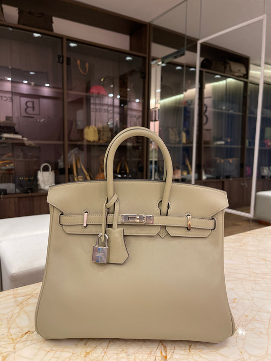 Hermes Birkin 25 Swift Sauge