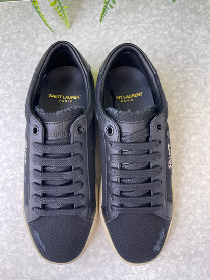 Tênis Saint Laurent Court Preto