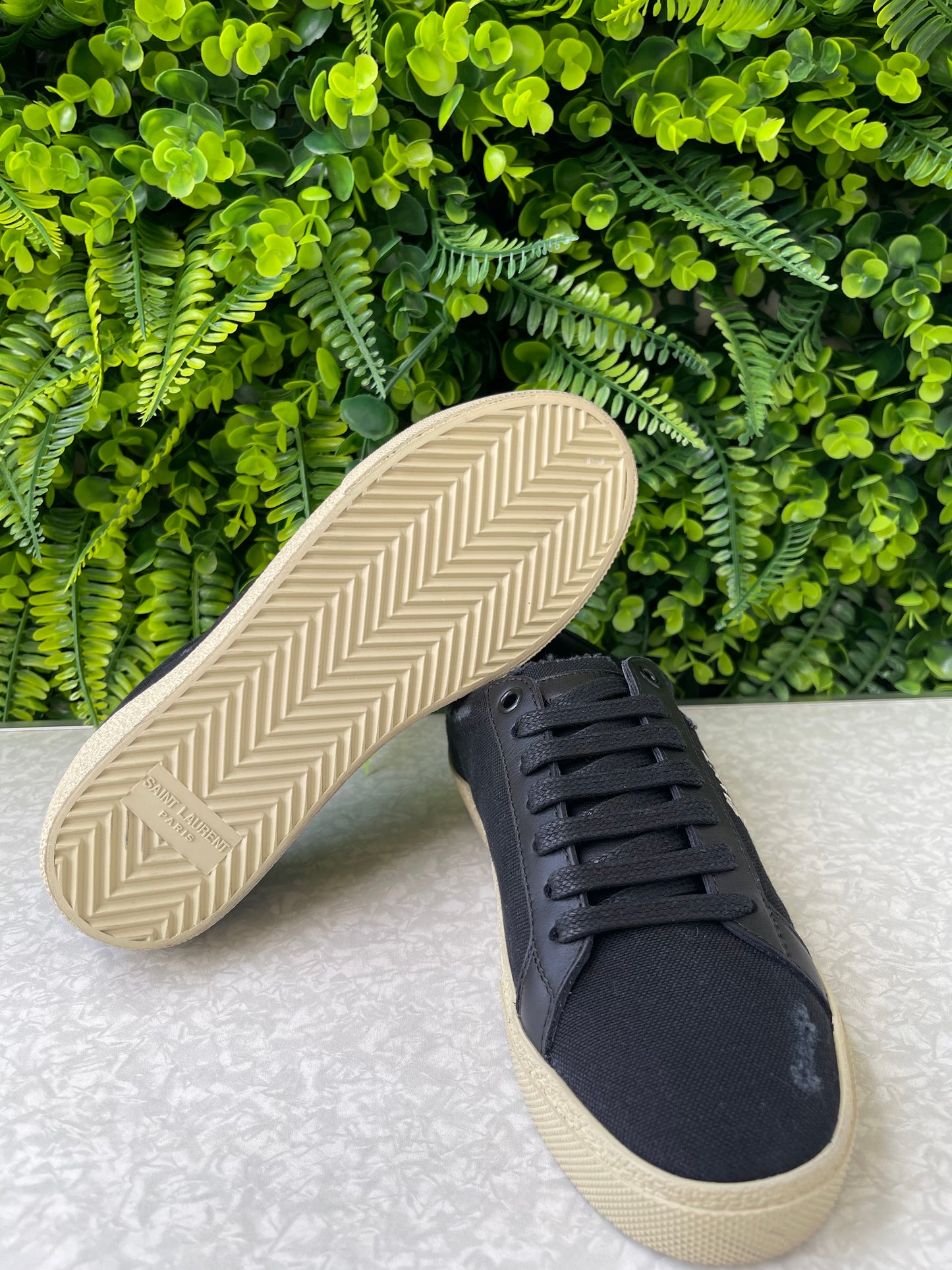 Tênis Saint Laurent Court Preto