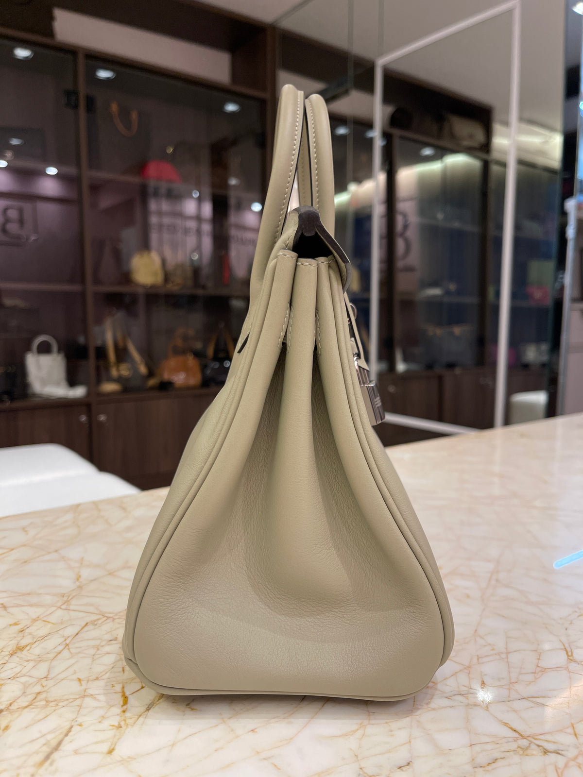 Hermes Birkin 25 Swift Sauge