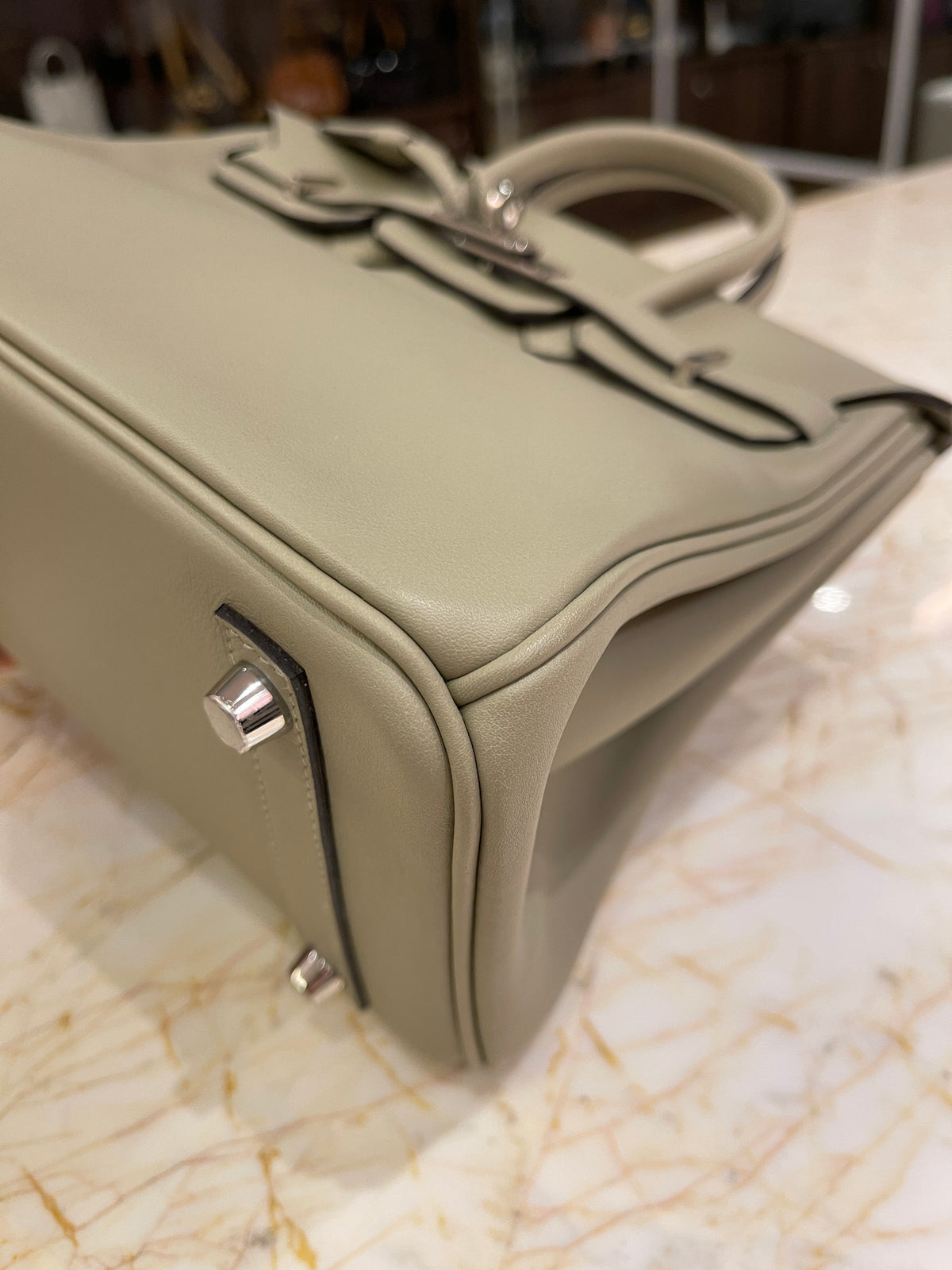 Hermes Birkin 25 Swift Sauge