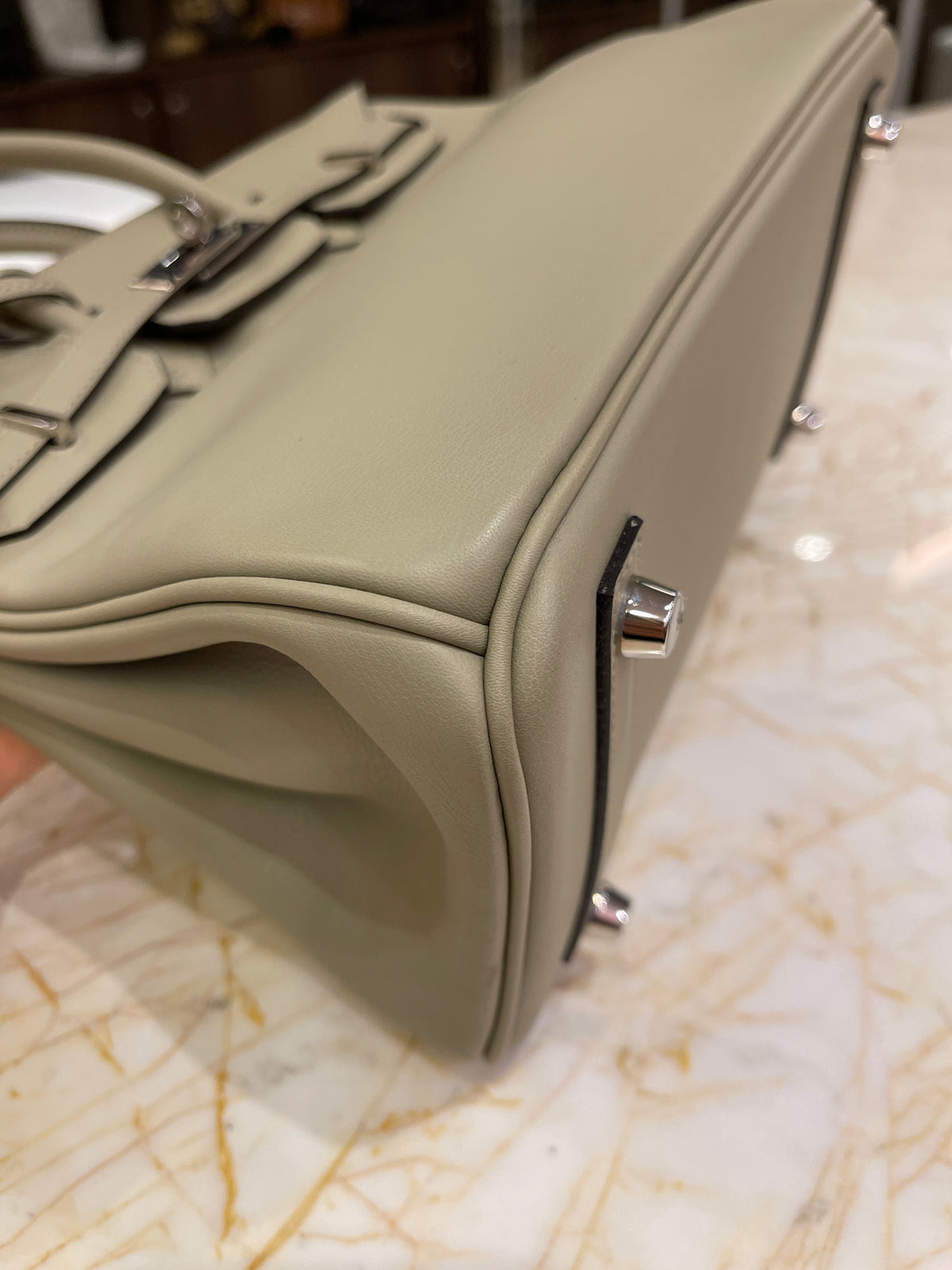 Hermes Birkin 25 Swift Sauge