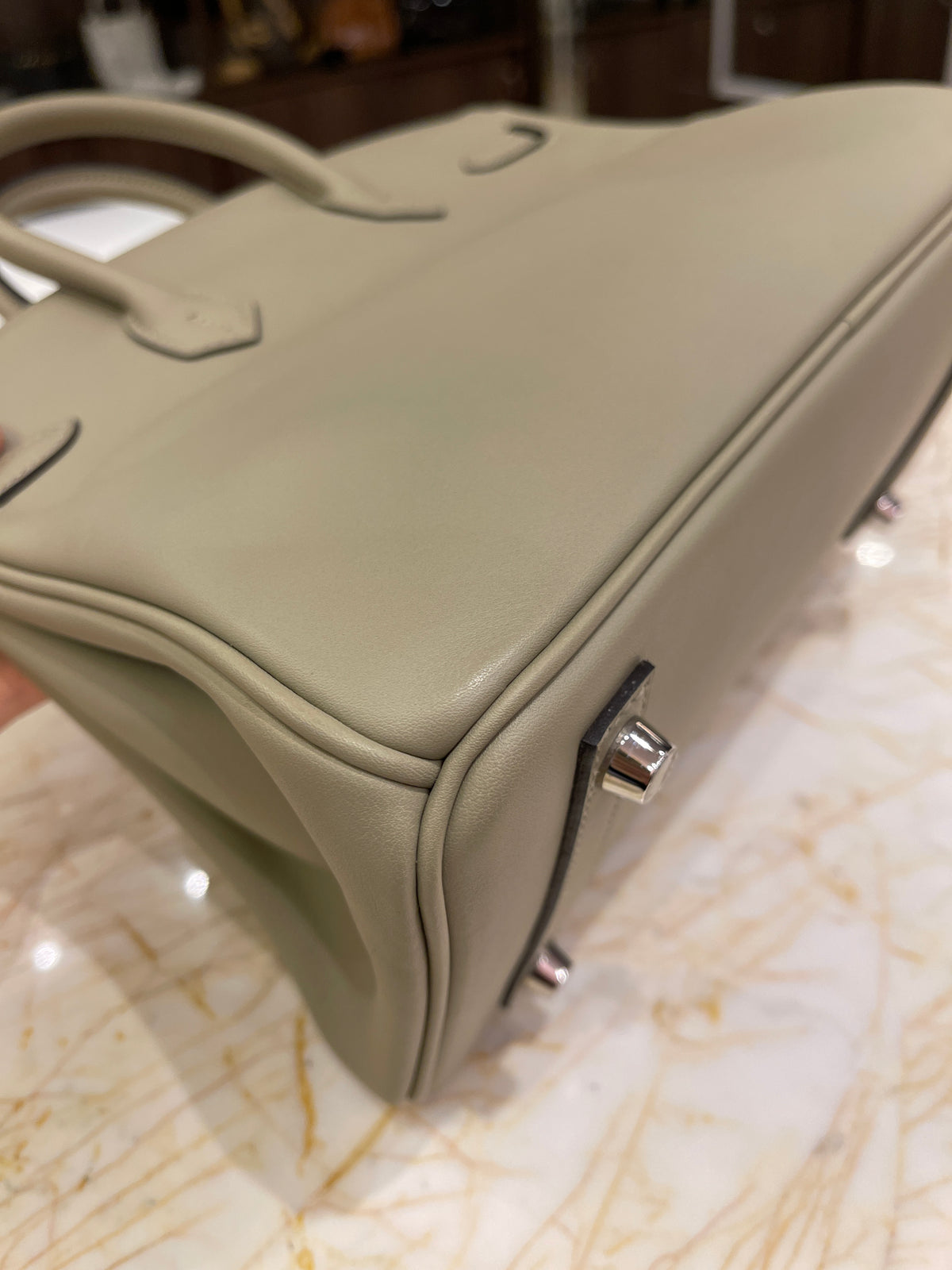 Hermes Birkin 25 Swift Sauge
