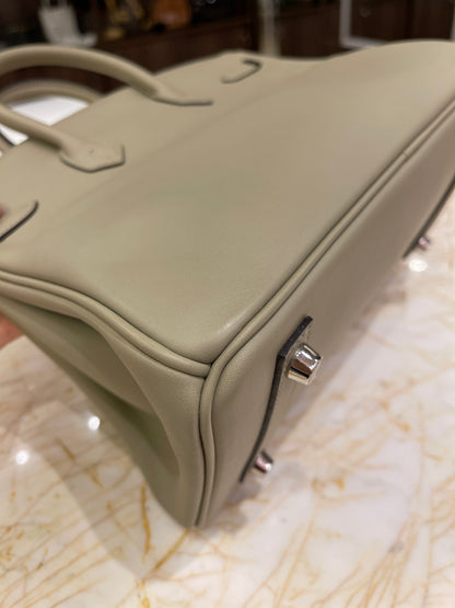 Hermes Birkin 25 Swift Sauge