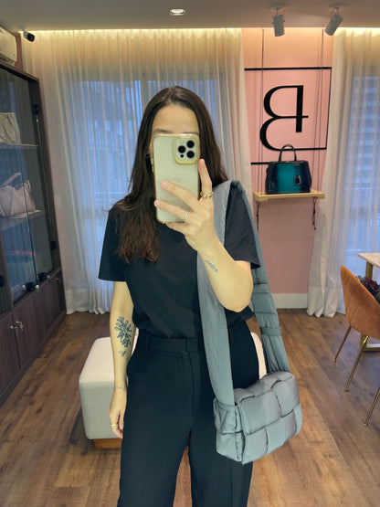 Bottega Veneta Padded Tech Cassette Cinza