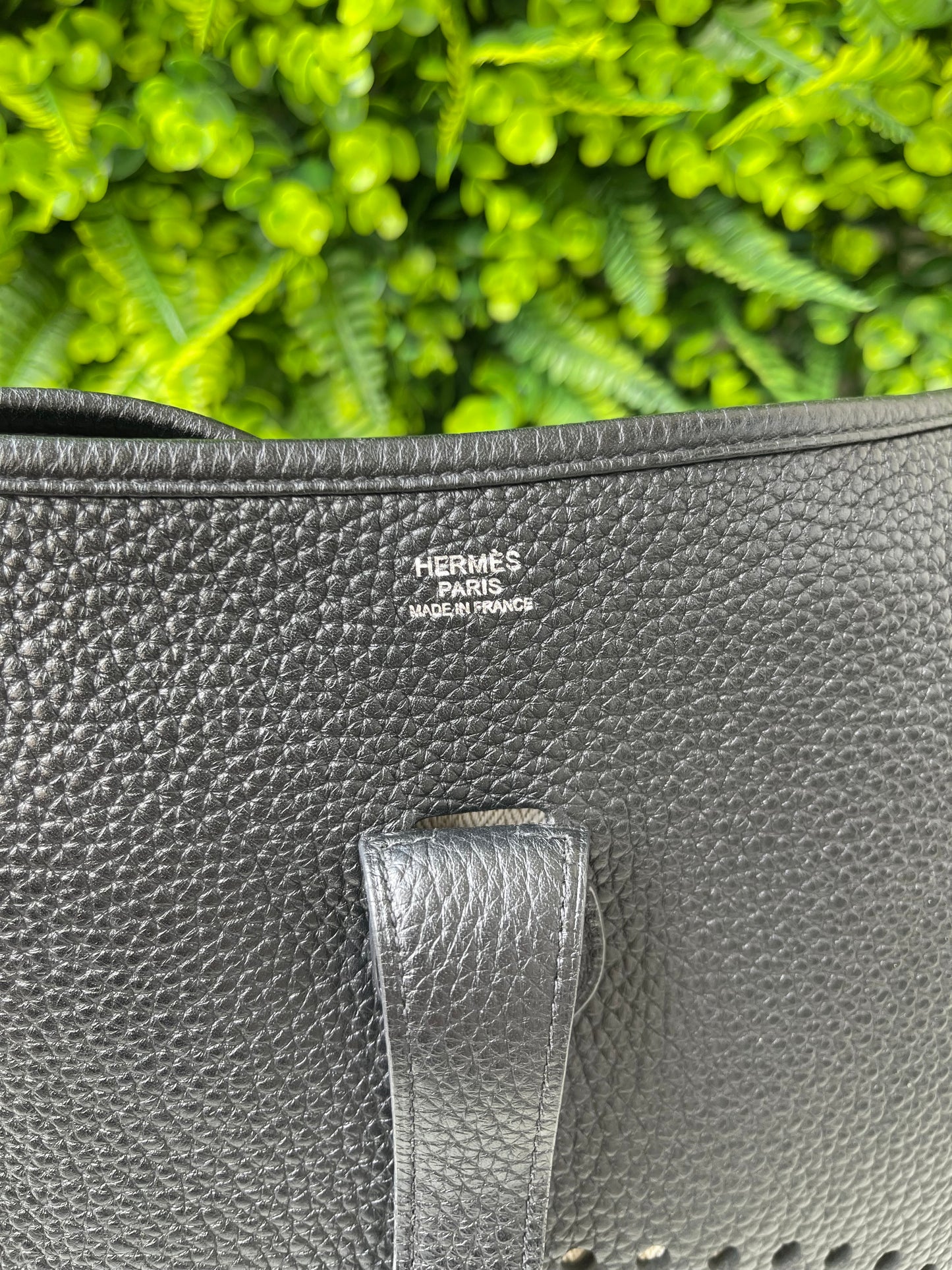 Hermes Evelyne III 29 Em couro Preto