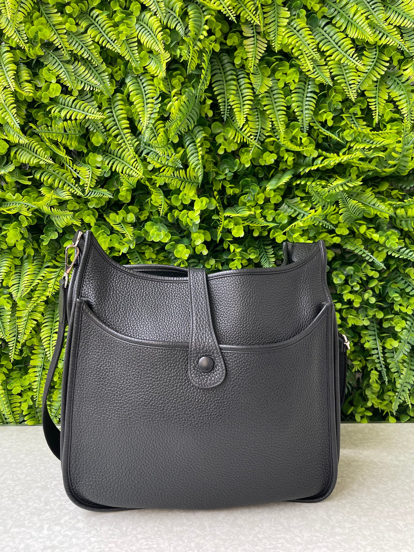 Hermes Evelyne III 29 Em couro Preto