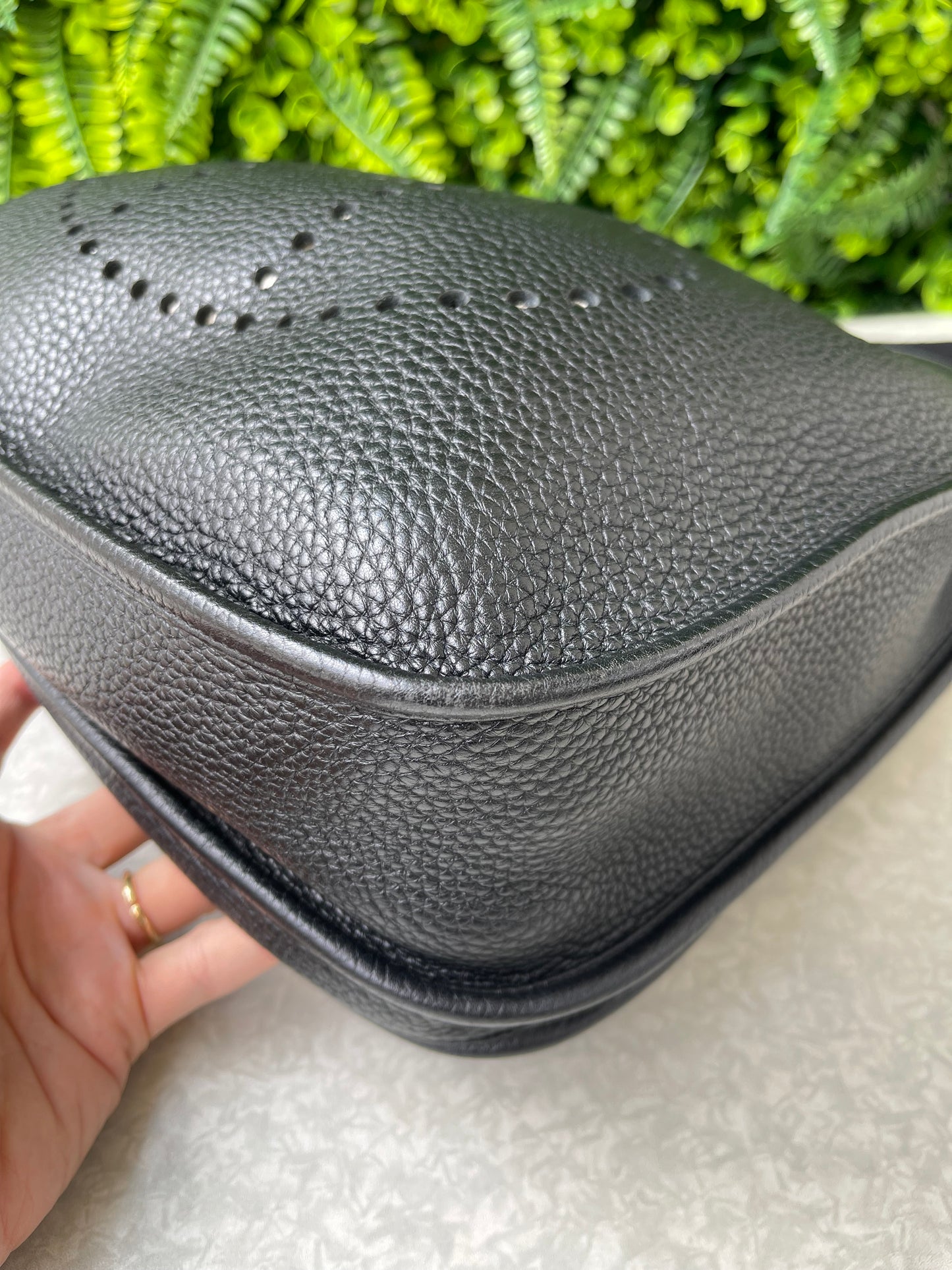 Hermes Evelyne III 29 Em couro Preto