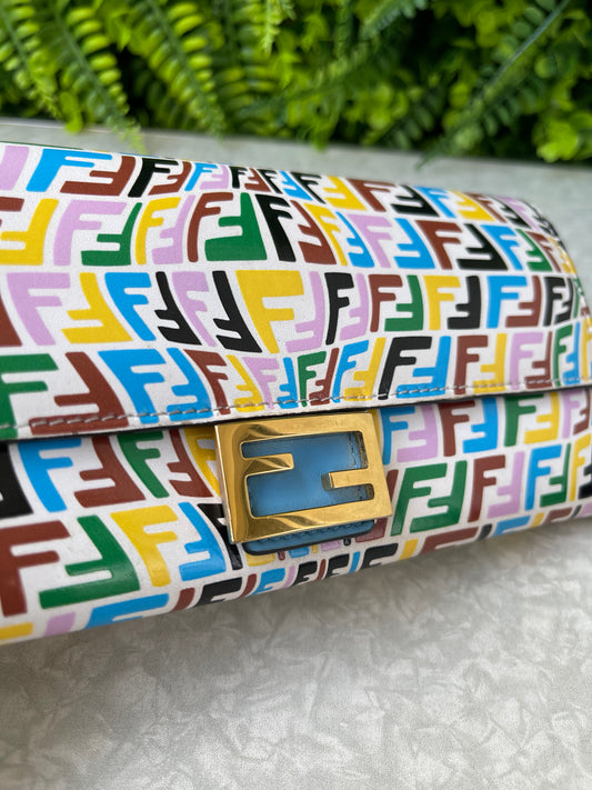 Carteira Fendi Baguette Vertigo Multicolor