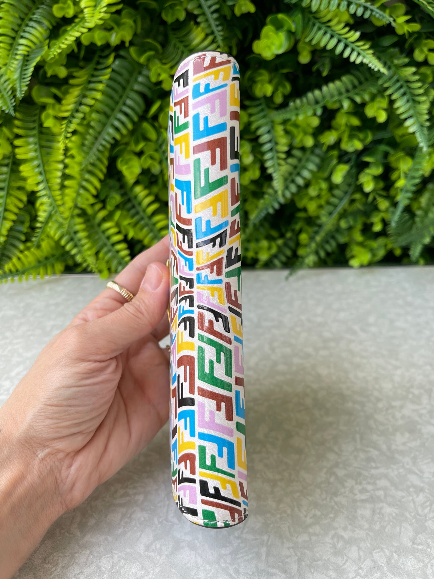 Carteira Fendi Baguette Vertigo Multicolor