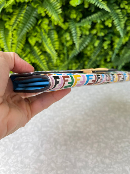 Carteira Fendi Baguette Vertigo Multicolor