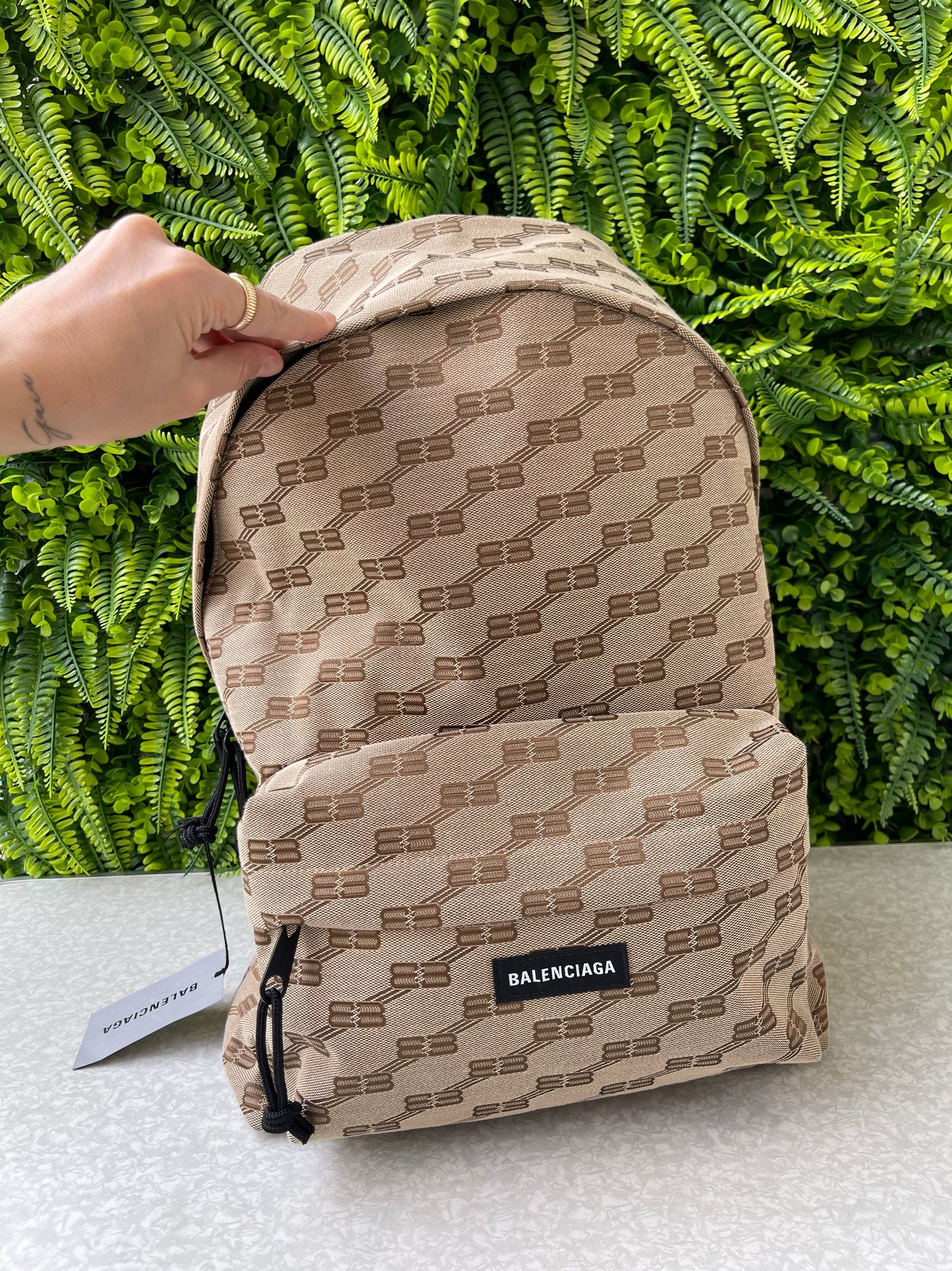 Mochila Balenciaga BB Monogram