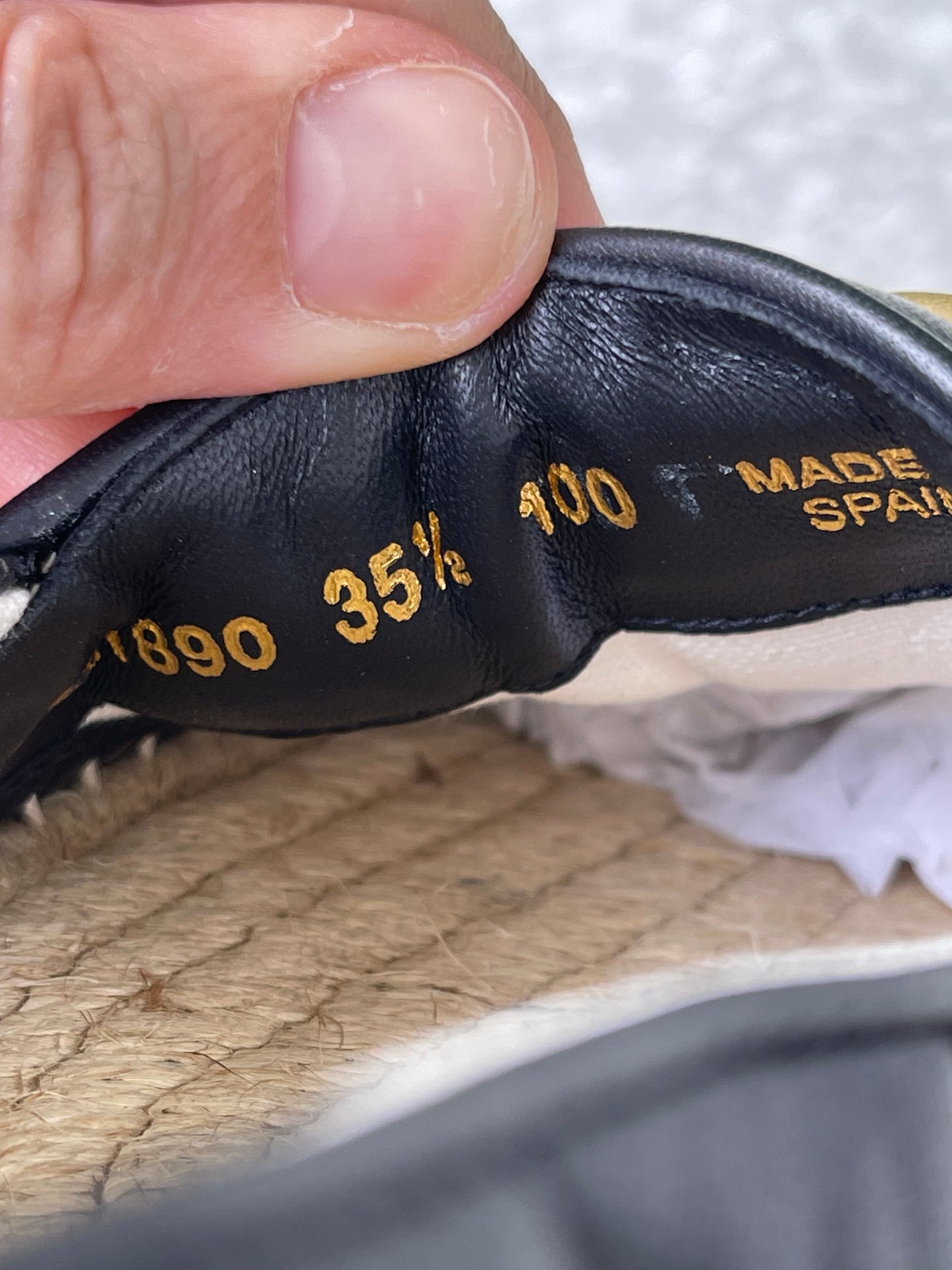 Espadrille Gucci GG Marmont em Couro Matelassê Preto