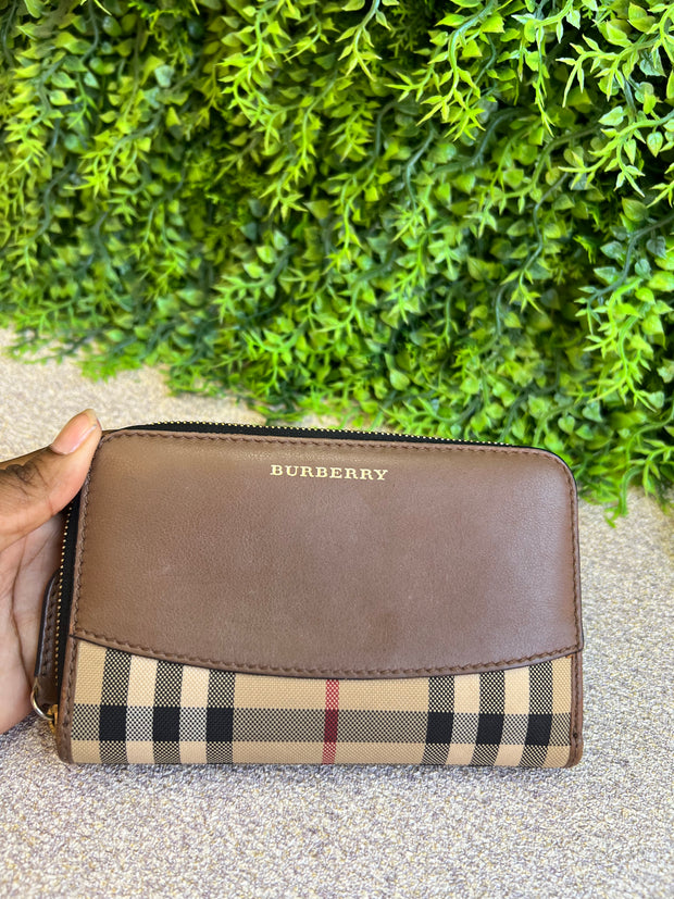 Carteira Burberry Haymarket