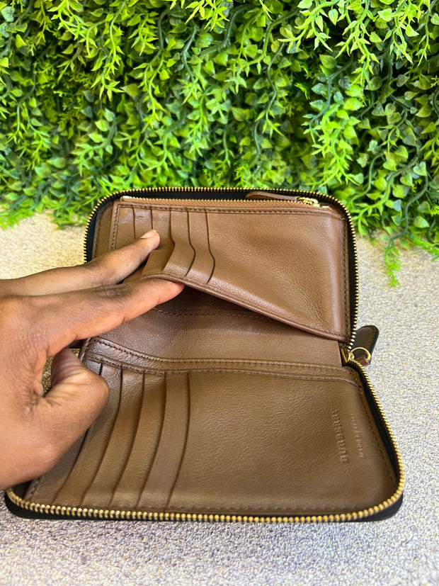 Carteira Burberry Haymarket