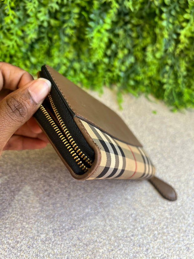 Carteira Burberry Haymarket