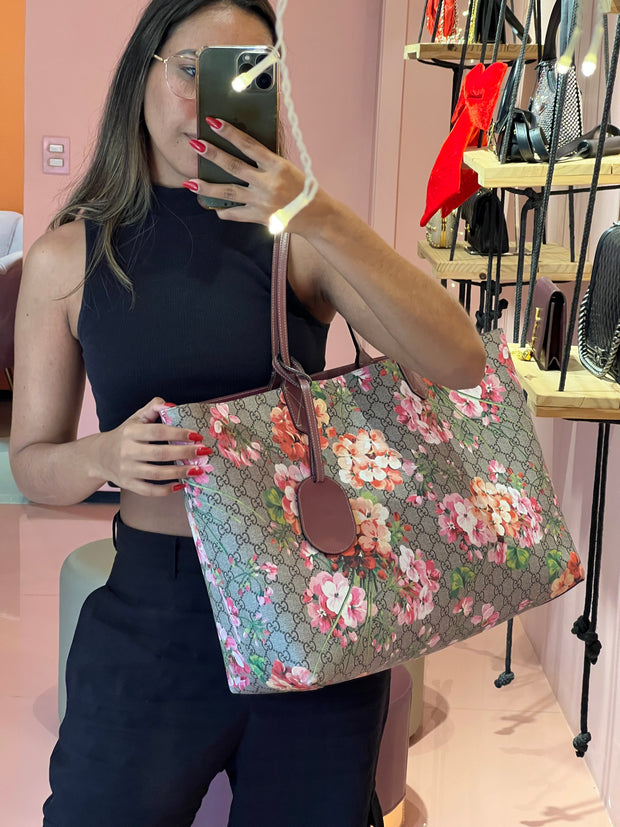 Gucci Shopper Floral Dupla face