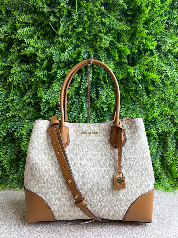 Michael Kors Monograma off white com alça