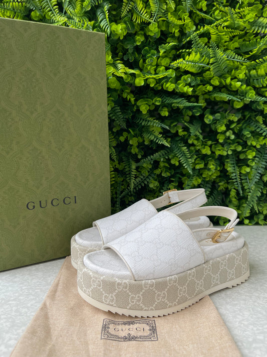 Sandália Gucci Plataforma Angelina