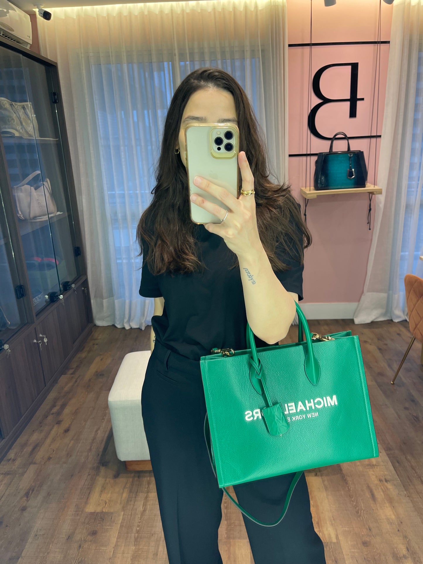Michael Kors Mirella Tote Verde