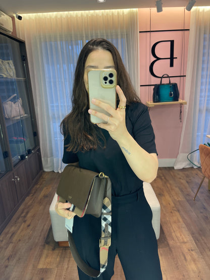 Burberry Mackford Check Marrom