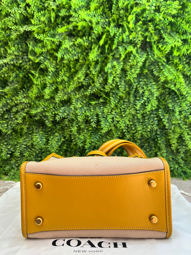 Coach Field Tote 22 Amarela