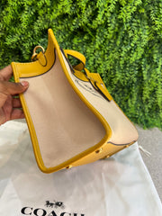 Coach Field Tote 22 Amarela