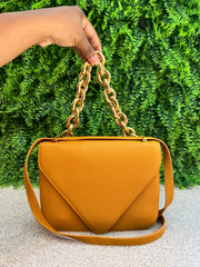 Bottega Small Mount Chain Bag Amarela