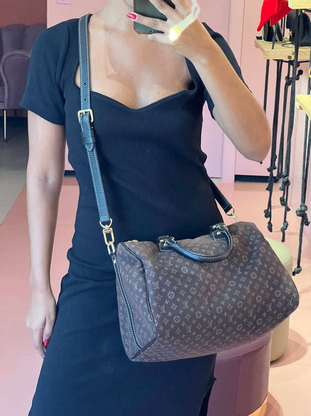 Louis Vuitton Speedy Bandouliere Mini Lin 30